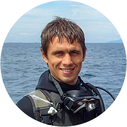 Dmitry, scuba instructor and dive guide Pattaya Divers